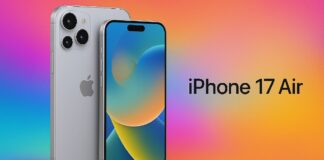 iPhone 17 Air baterie mica