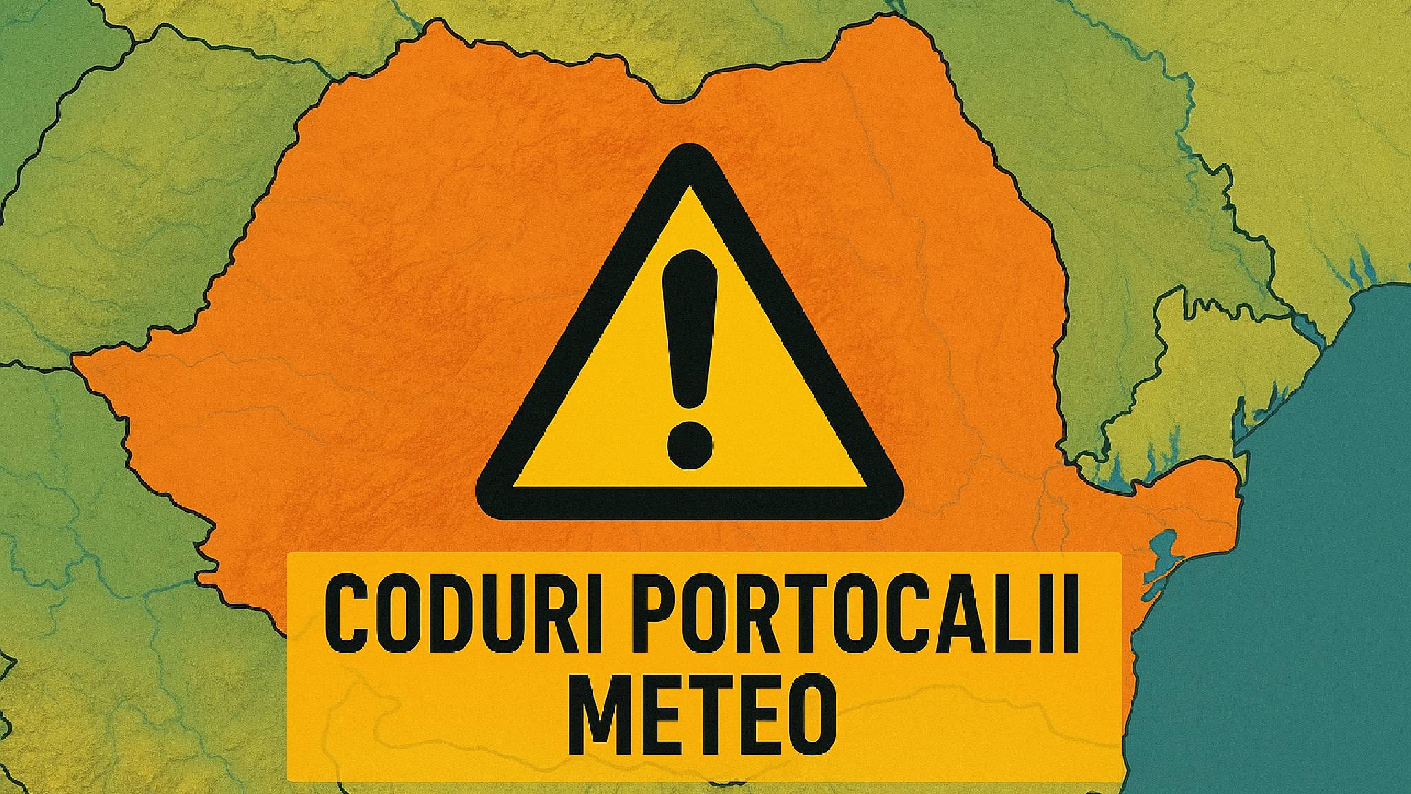 AVERTIZARILE Cod PORTOCALIU ANM Oficiale NOWCASTING de ULTIMA ORA in Romania pe 6 Iunie 2025