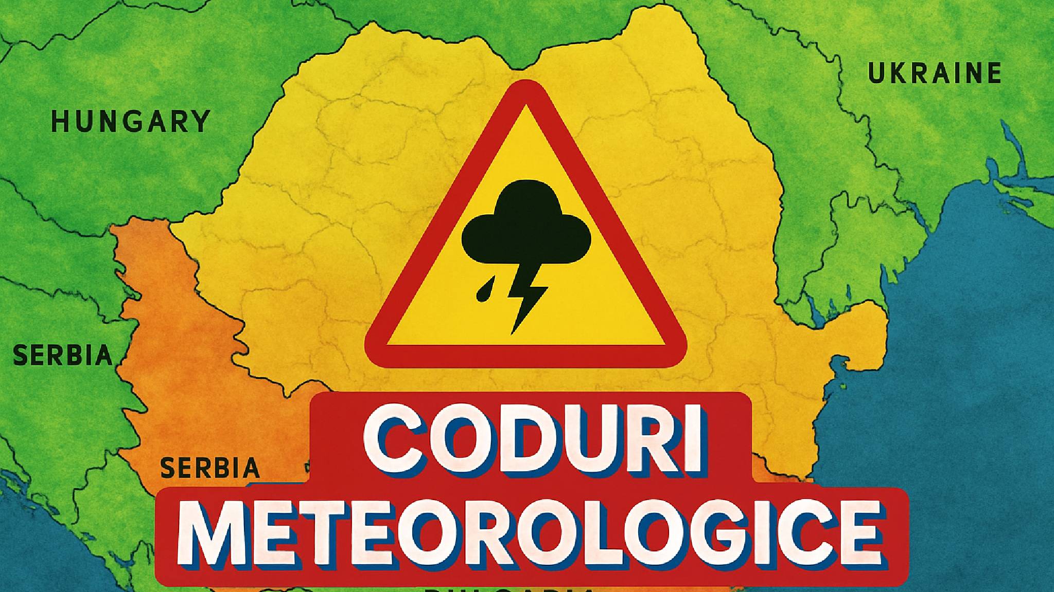 Codurile Meteorologice ANM de ATENȚIONARE de ULTIMĂ ORĂ Oficiale pentru 29 Iunie 2025 în România