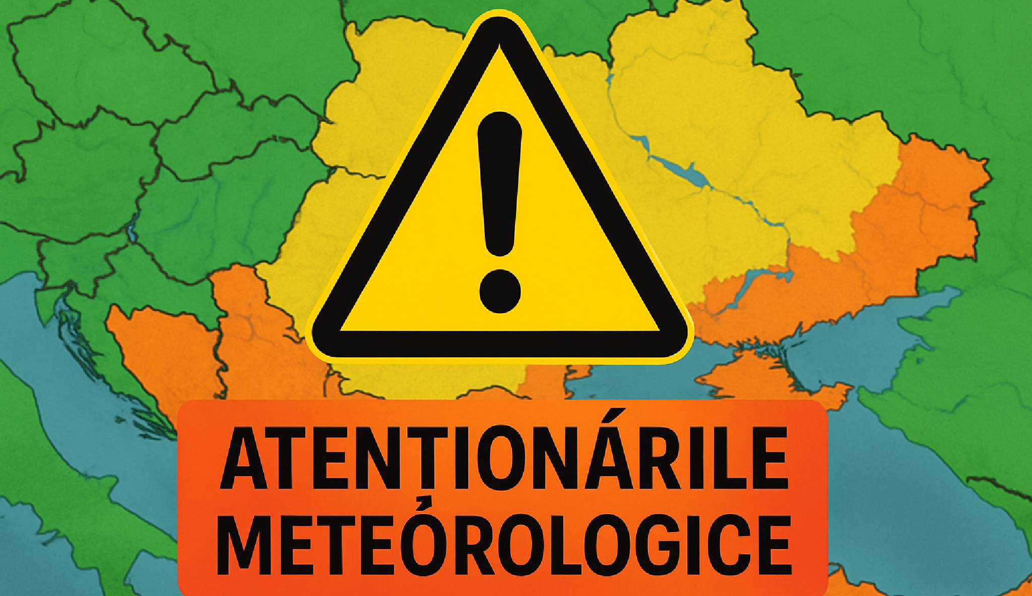 3 Coduri ANM Meteo de Ultima Ora de Vreme Severa pentru Romania in Data de 14 Iulie 2025