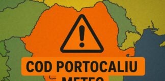 Cod Meteorologic PORTOCALIU Nowcasting ANM Emis Urgență Vreme Severă România 22 Iulie 2025