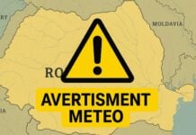 WEATHER ANM Code Warning Nowcasting Official Issued July 14, 2025 Romania