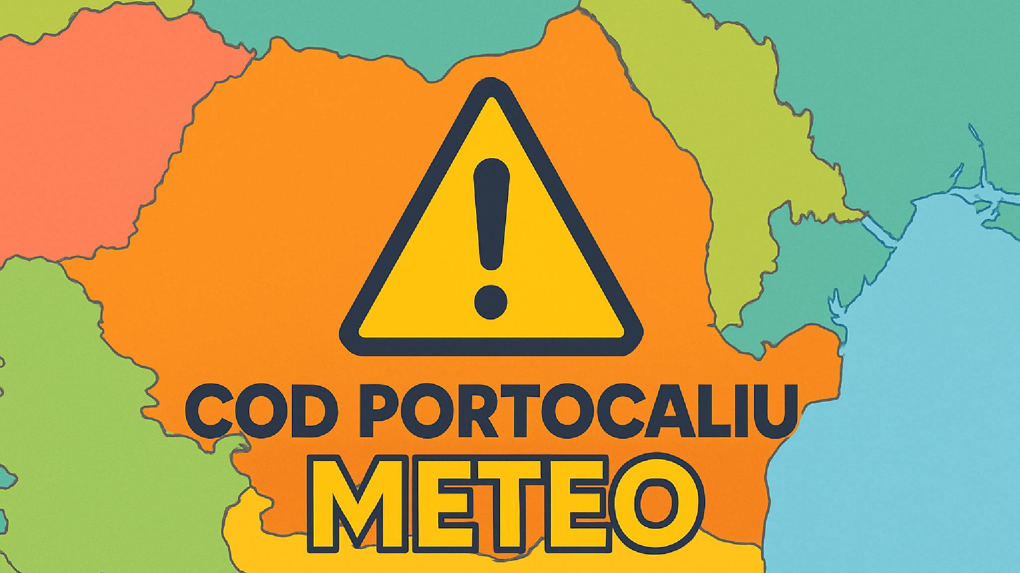 Codul NOWCASTING Portocaliu Oficial ANM de ULTIMA ORA cu un Avertisment in Romania pe 8 Iulie 2025