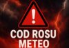 cod rosu meteo anm 25 iulie 2025
