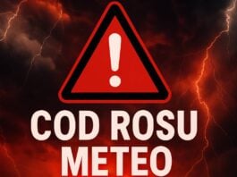 cod rosu meteo anm 25 iulie 2025