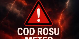 cod rosu meteo anm 25 iulie 2025
