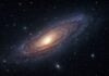 galaxia inghetata timp