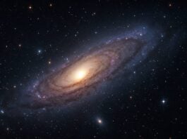galaxia inghetata timp
