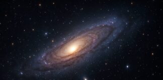 galaxia inghetata timp