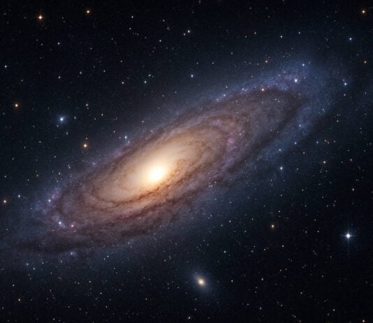 galaxia inghetata timp