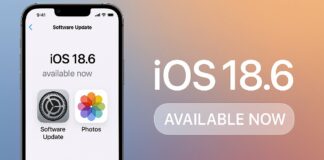 iOS 18.6 iphone