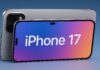 iphone 17 logo repozitionat