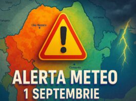 Alerta Meteorologică ANM Cod PORTOCALIU Vreme Severă România 1 Septembrie 2025