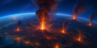 Pamantul Afectat Eruptii Vulcanice Masive Impact Avut