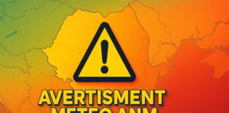 ANM AVERTISMENTUL Meteorologic NOWCASTING Starea Vremii Romania 28 Octombrie 2025