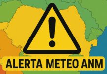 Codul ALERTEI Meteorologice ANM NOWCASTING ULTIMA ORA Romania 13 Octombrie 2025