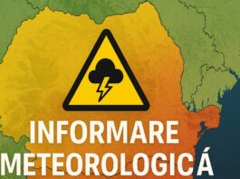 Informare Meteo Ultima Ora ANM Emisa Vreme Rea Romania 7 Noiembrie 2025