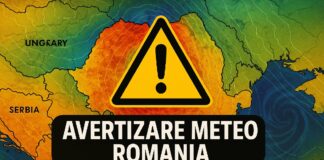 Prognoza AVERTIZAREA Meteo ULTIMĂ ORĂ Nowcasting ANM Emisă România 26 Noiembrie 2025