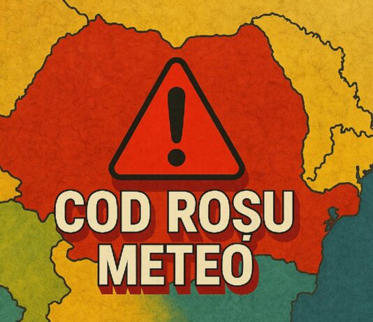 Cod ROSU ALERTA Meteorologica Nowcasting ANM Emis Romania 28 Decembrie 2025