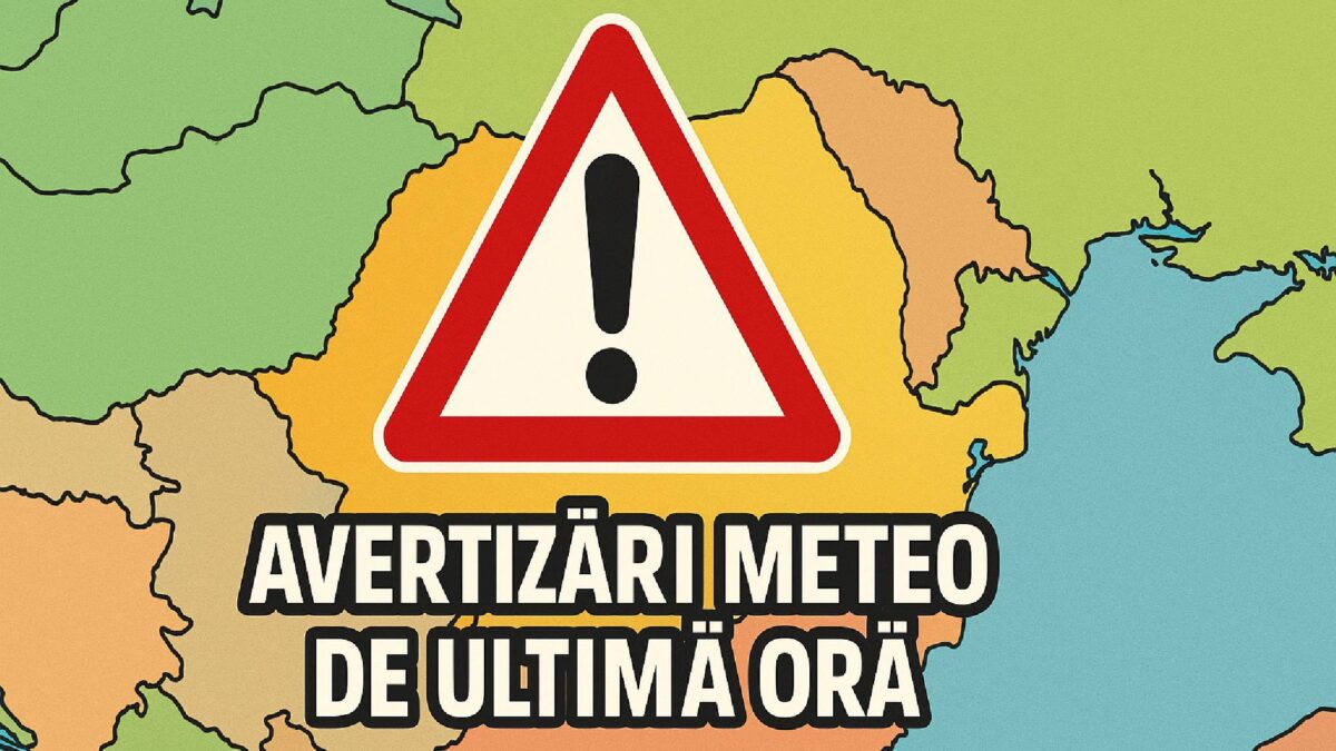 ANM a Emis Avertizari de Vreme Geroasa in Romania, Codurile Galbene pentru 13 Ianuarie 2026