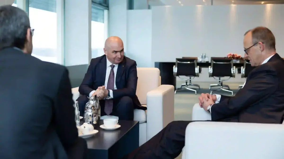 Ilie Bolojan Friedrich Merz Germania Ilie Bolojan Friedrich Merz Germania