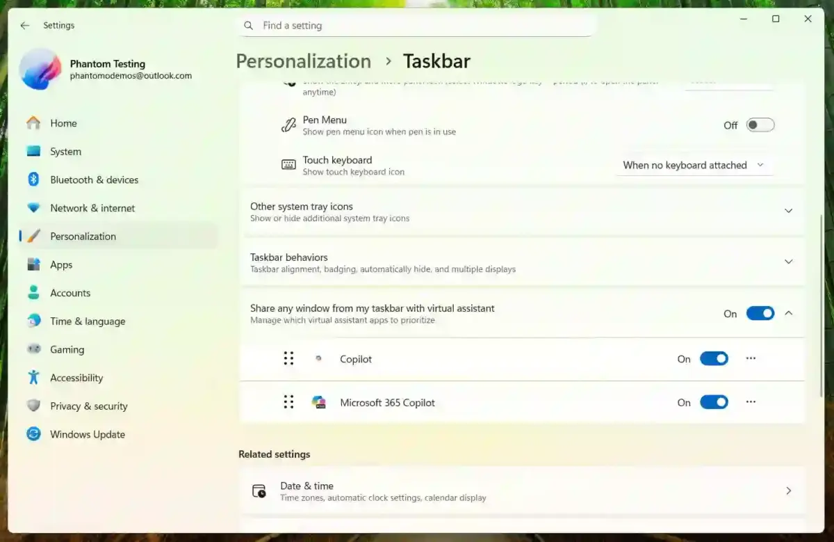 Windows 11 Inteligenta Artificiala Taskbar Aplicatii Windows 11 Inteligenta Artificiala Taskbar Aplicatii