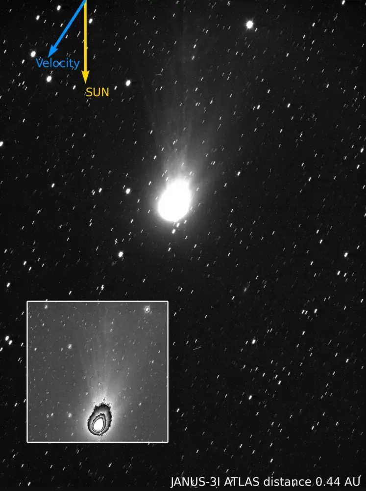 Cometa Janus 3i Atlas Jupiter Cometa Janus 3i Atlas Jupiter