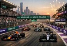 cursa de Formula 1 pe circuitul din Arabia Saudita