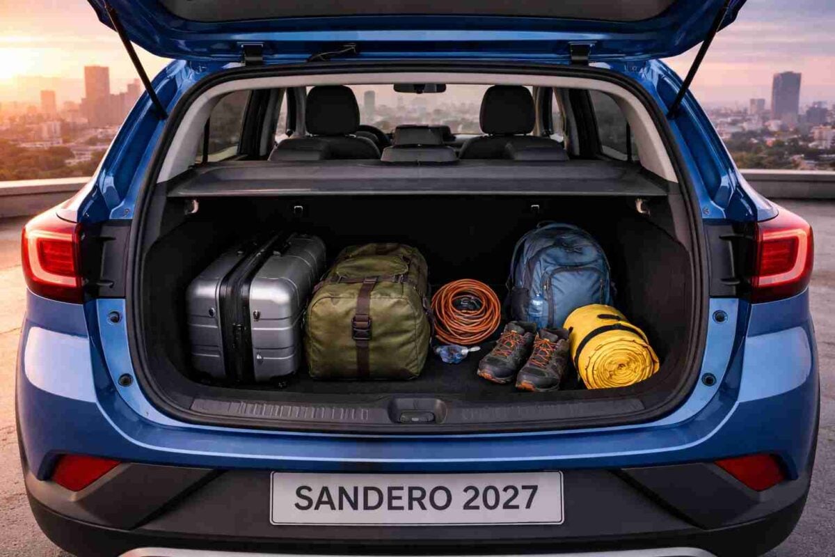 Dacia Sandero 2027 Design Concept Portbagaj Dacia Sandero 2027 Design Concept Portbagaj