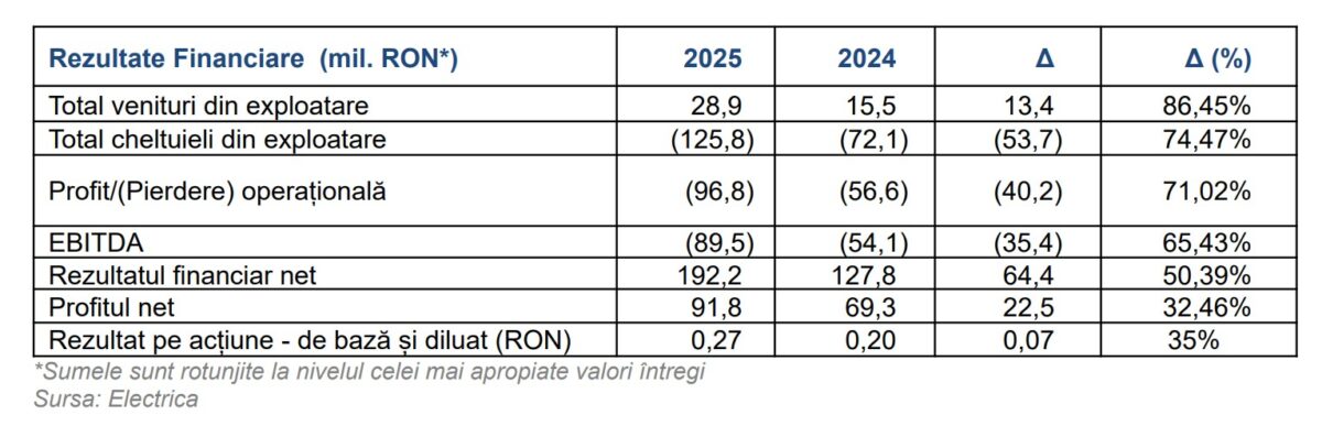 Profit Electrica 2025 Estimativ Profit Electrica 2025 Estimativ