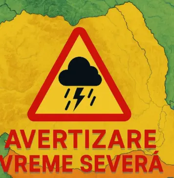 Administrația Națională de Meteorologie a Publicat o Avertizare Cod PORTOCALIU cu Vânt foarte Puternic pe 27 Aprilie 2026 în România