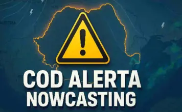 Codul Galben de Atenționare Meteorologică Nowcasting al Agenției Naționale de Meteorologie pentru România pe 18 Aprilie 202