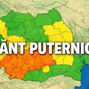 Vânt Puternic, Vreme Rece și Ploi Multe Anunțate de ANM pentru a Doua Jumătatate din Aprilie în România
