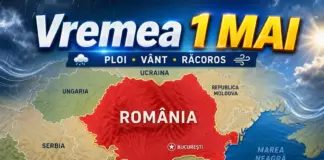 Vremea de 1 Mai in Romania, Administratia Nationala de Meteorologie Anunta Vant, Ploi, care vor fi Temperaturile