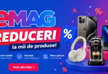 eMAG are Reduceri Nebune, Prețuri cu EXTRA 40% mai Mici Astăzi