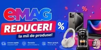eMAG are Reduceri Nebune, Prețuri cu EXTRA 40% mai Mici Astăzi