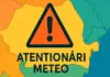 2 Coduri Galbene Meteo cu Atenționări Nowcasting ANM de Vreme Rea Emise pentru România pe 10 Mai 2026