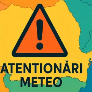 2 Coduri Galbene Meteo cu Atenționări Nowcasting ANM de Vreme Rea Emise pentru România pe 10 Mai 2026