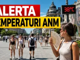 Administratia Nationala meteorologie alerta temperaturi mari Romania