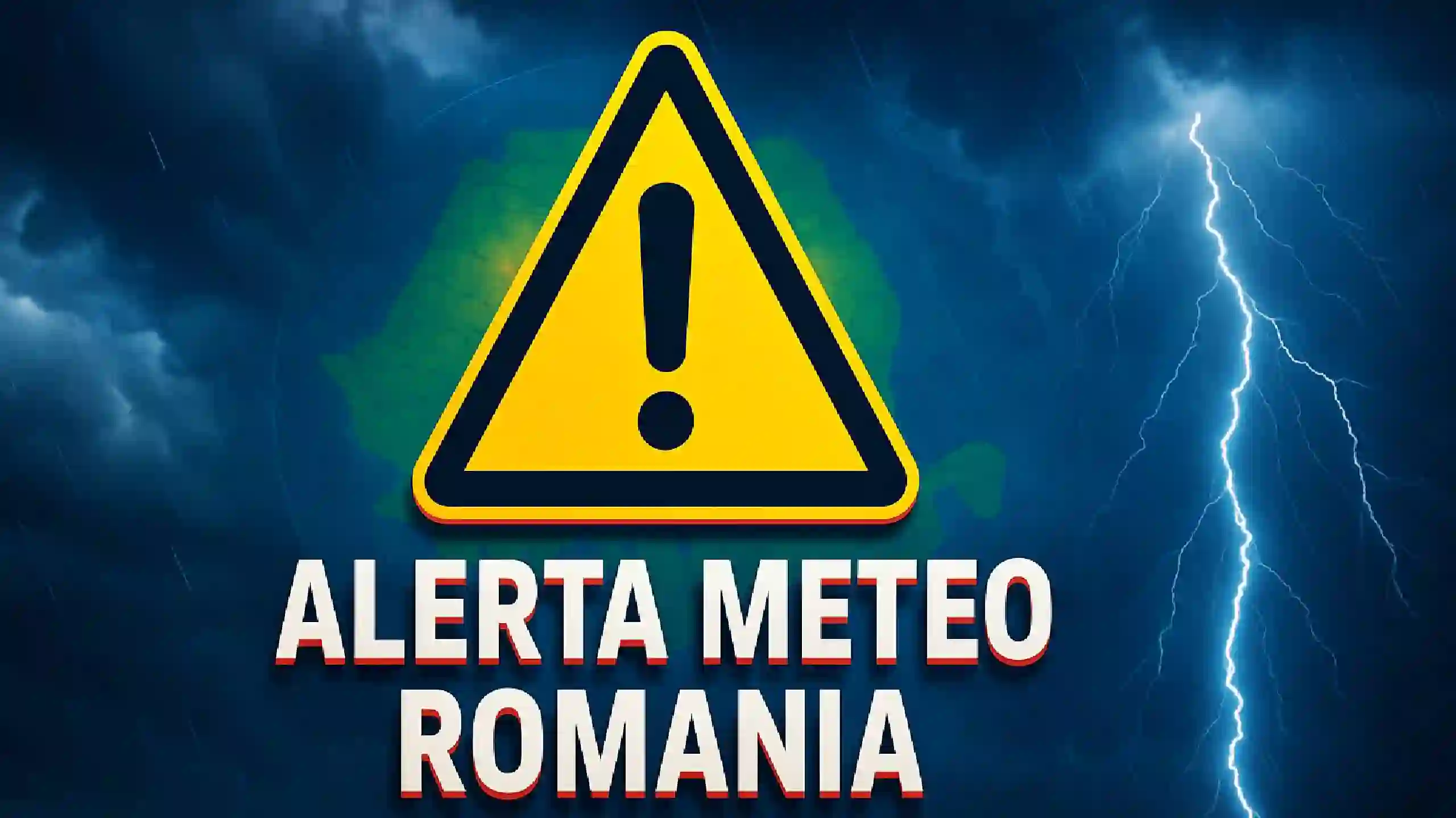 Atenționare Meteo Nowcasting Cod Galben de la Administrația Națională de Meteorologie, cu Vreme Severă în România pe 28 Mai