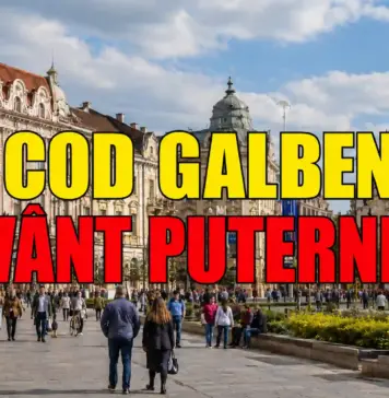Atenționarea Meteo Nowcasting Vânt Puternic Vreme Severă Administrația Națională Meteorologie România 13 Mai 2026