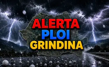 Avertizare Meteo Nowcasting de Grindină de la Administrația Națională de Meteorologie cu Vreme Ploioasă pe 7 Mai 2026
