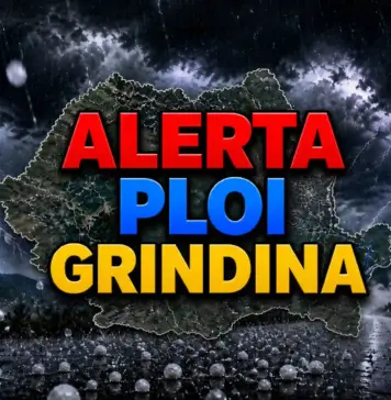 Avertizare Meteo Nowcasting de Grindină de la Administrația Națională de Meteorologie cu Vreme Ploioasă pe 7 Mai 2026