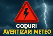 Avertizările Meteo Cod GALBEN Nowcasting ANM pentru România cu Vreme Severă pe 22 Mai 2026
