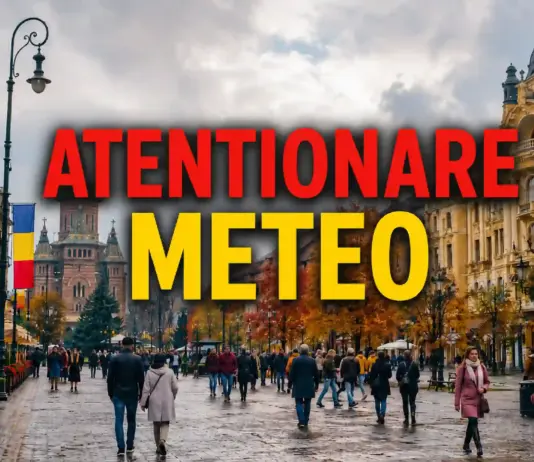 Cod GALBEN Meteo de Ploi Torențiale, Atenționarea de Vreme Severă cu Harta ANM pentru România pe 17 Mai 2026