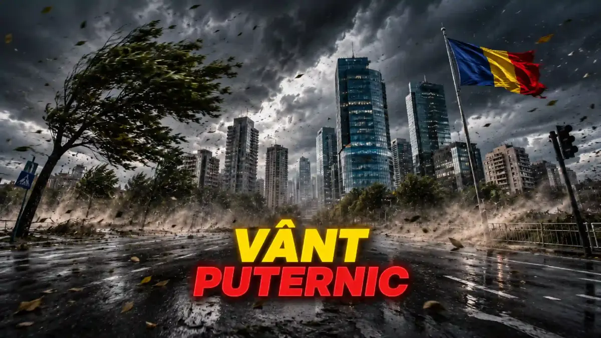 Codul Galben cu Atenționarea Meteo de Vânt Puternic Emis de Administrația Națională de Meteorologie cu Starea Vremii în România pe 29 Mai 2026 Codul Galben cu Atenționarea Meteo de Vânt Puternic Emis de Administrația Națională de Meteorologie cu Starea Vremii în România pe 29 Mai 2026