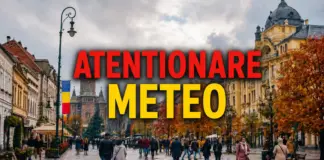 HARTA Vremii în România cu Atenționarea Meteo de la Administrația Națională de Meteorologie pentru Temperaturi Mici pe 14 Mai 2026