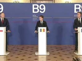Nicusor DAN Mark Rutte Karol Nawrocki Summit B9 Bucuresti 2026