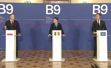 Nicusor DAN Mark Rutte Karol Nawrocki Summit B9 Bucuresti 2026