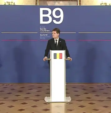 Nicușor Dan Vorbește despre NATO 3.0, Sprijinirea Moldovei și Ucrainei după Summitul B9 de la București (VIDEO) Nicusor DAN Mark Rutte Karol Nawrocki Summit B9 Bucuresti 2026
